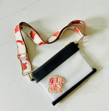 Load image into Gallery viewer, Gameday Ready Stadium Approved Black Clear Bag with GAMEDAY Patch