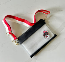Load image into Gallery viewer, Gameday Ready Stadium Approved Black Clear Bag with GAMEDAY Team Spirit