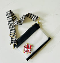 Load image into Gallery viewer, Gameday Ready Stadium Approved Black Clear Bag with GAMEDAY Patch