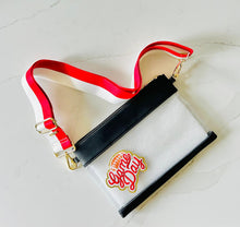 Load image into Gallery viewer, Gameday Ready Stadium Approved Black Clear Bag with GAMEDAY Patch