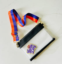 Load image into Gallery viewer, Gameday Ready Stadium Approved Black Clear Bag with GAMEDAY Patch