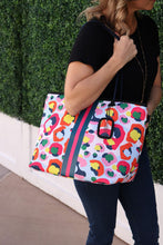 Load image into Gallery viewer, Multi Color Cheetah Neoprene Tote