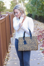 Load image into Gallery viewer, Tara Quilted Structured Book Tote