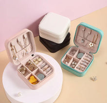 Load image into Gallery viewer, Vegan Leather Small Jewelry Box - NEW Colors available