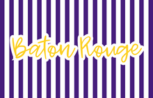 Load image into Gallery viewer, ART ONLY - Baton Rouge LOUISIANA LSU Collection - GAMEDAY 12x12 MEDIUM