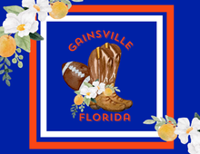 Load image into Gallery viewer, Acrylic Serving Tray - Gameday STATE FLOWER - GAINSVILLE FLORIDA