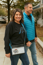 Load image into Gallery viewer, Gameday Ready Stadium Approved Black Clear Bag with GAMEDAY Patch