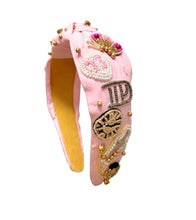 Load image into Gallery viewer, Hand Beaded Trendy Concert Headband - Swiftie Swift Inspired