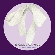 Load image into Gallery viewer, Acrylic Tray - Sorority Collection -SIGMA KAPPA - BOW