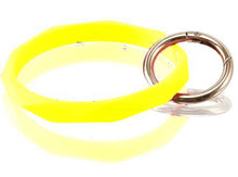Load image into Gallery viewer, Diamond Cut Silicone Keychain Bangle