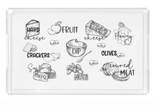 Load image into Gallery viewer, Acrylic serving Tray - 2025 HOME Collection - 8.5 X 11 SMALL