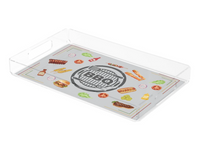 Load image into Gallery viewer, Acrylic serving Tray - 2025 HOME Collection - 8.5 X 11 SMALL