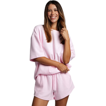 Load image into Gallery viewer, PREORDER BLUE Scuba Lounge Set – Top & Shorts - Ships 3/15