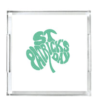 Load image into Gallery viewer, Acrylic Serving Tray - St. Patrick's Day - Shamrock