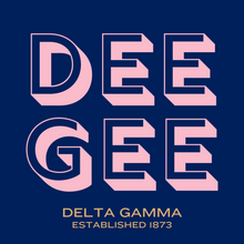 Load image into Gallery viewer, Acrylic Tray - Sorority Collection - DELTA GAMMA - BLOCK LETTERS