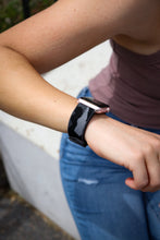 Load image into Gallery viewer, Grey Camouflage Adjustable Fabric Apple Watch Band