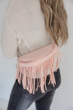 Load image into Gallery viewer, Sabrina Vegan Removable Fringe Style Suede Bum Sling Hip Bag