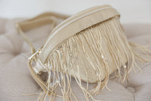 Load image into Gallery viewer, Charlie Metallic Removable Fringe Western Style Vegan Suede Bum Sling Hip Bag