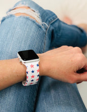 Load image into Gallery viewer, Stars Patriotic Apple Watch Band - USA