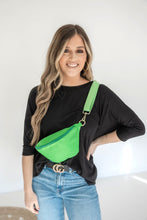 Load image into Gallery viewer, Hannah Colorful Nylon Sling Bum Hip Bag with Strap