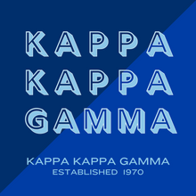 Load image into Gallery viewer, Acrylic Tray - Sorority Collection - Kappa Kappa Gamma - Duo Colors