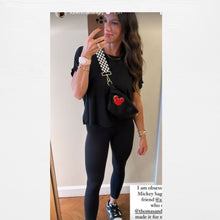 Load image into Gallery viewer, Mickey Edit - Checkerboard Straps with Chenille Mickey Patch