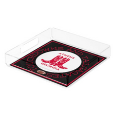 Load image into Gallery viewer, Acrylic Serving Tray - Gameday Boots Ready - ATHENS GEORGIA
