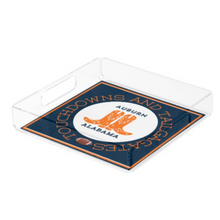Load image into Gallery viewer, Acrylic Serving Tray - Gameday Boots Ready - AUBURN ALABAMA
