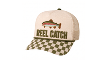 Load image into Gallery viewer, PREORDER Reel Catch Embroidered Trout Hat SHIPS 10/15
