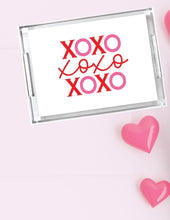 Load image into Gallery viewer, Acrylic Serving Tray - LOVE Collection - XOXO

