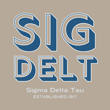 Load image into Gallery viewer, Acrylic Tray - Sorority Collection - Sigma Delta Tau - Block Letter
