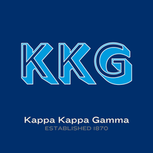 Load image into Gallery viewer, Acrylic Tray - Sorority Collection - Kappa Kappa Gamma -Block Letters
