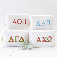 Load image into Gallery viewer, Licensed Sorority Accessory Cosmetic Bag
