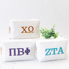 Load image into Gallery viewer, Licensed Sorority Accessory Cosmetic Bag
