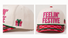 Load image into Gallery viewer, PREORDER Feelin’ Festive Holiday Hat SHIPS 10/15
