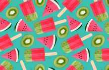 Load image into Gallery viewer, Acrylic Serving Tray - SUMMER FUN - 8.5 X 11 - SMALL
