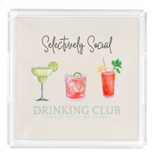 Load image into Gallery viewer, Acrylic Tray Interchangeable Insert Set of 4 - Pick your size - Cocktail Bundle
