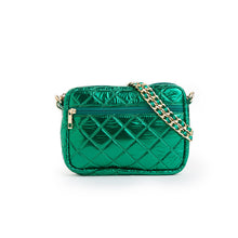 Load image into Gallery viewer, SueEllen Quilted Small Crossbody Bag with Gold Chain Strap
