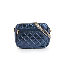 Load image into Gallery viewer, SueEllen Quilted Small Crossbody Bag with Gold Chain Strap
