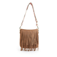 Load image into Gallery viewer, Kelce Influencer Style Vegan Fringe Bucket bag - Strap not included
