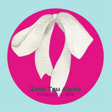 Load image into Gallery viewer, Acrylic Tray - Sorority Collection - Zeta Tau Alpha - BOW
