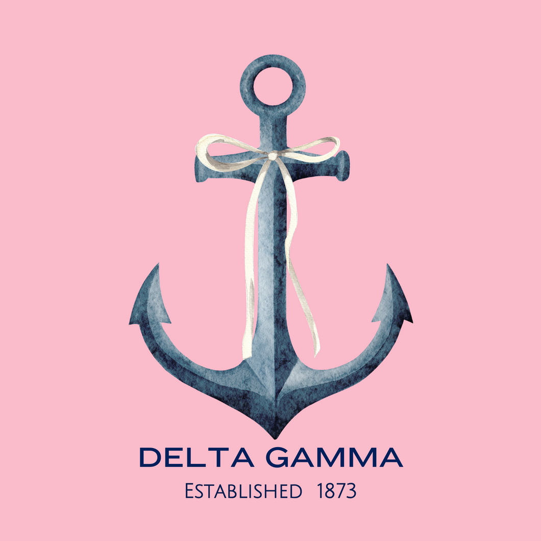 Acrylic Tray - Sorority Collection - DELTA GAMMA - ANCHOR