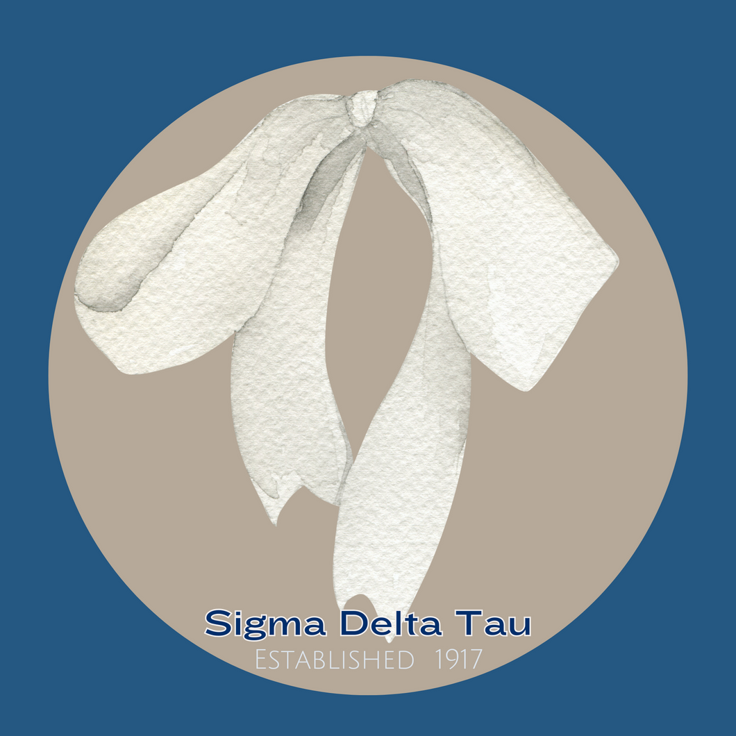 Acrylic Tray - Sorority Collection - Sigma Delta Tau - BOW