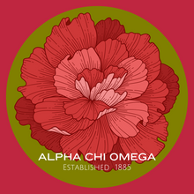 Load image into Gallery viewer, Acrylic Tray - Sorority Collection - ALPHA CHI OMEGA - CARNATION1

