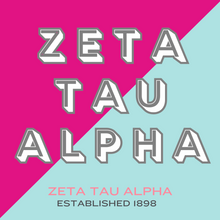 Load image into Gallery viewer, Acrylic Tray - Sorority Collection - Zeta Tau Alpha - Block Letters
