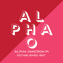 Load image into Gallery viewer, Acrylic Tray - Sorority Collection - ALPHA OMICRON PI - DUO
