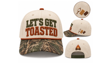 Load image into Gallery viewer, PREORDER Hat – Let's Get Toasted | Glamping | Camping SHIPS 11/15
