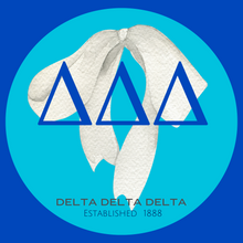 Load image into Gallery viewer, Acrylic Tray - Sorority Collection - DELTA DELTA DELTA - BOW2
