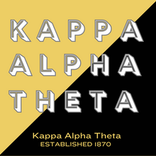 Load image into Gallery viewer, Acrylic Tray - Sorority Collection - Kappa Alpha Theta - DUO Colors

