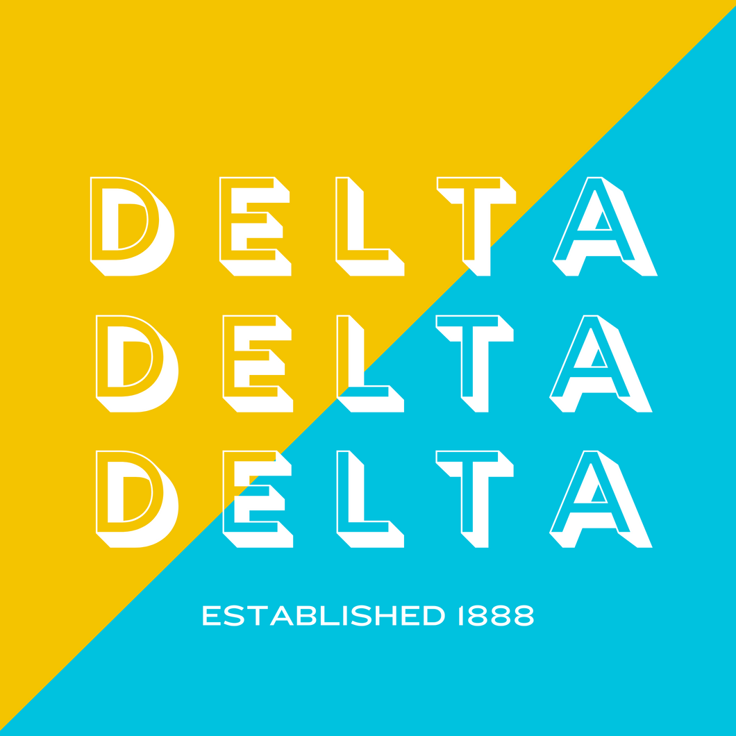 Acrylic Tray - Sorority Collection - DELTA DELTA DELTA - DUO2